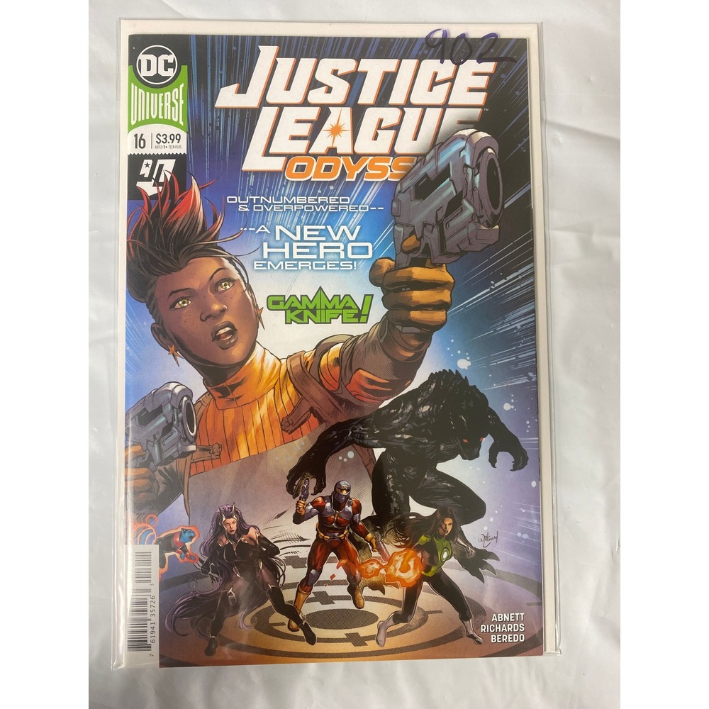 Justice League Odyssey 16 DC Universe 2019 Dan Abnett Will Conrad Gamma Knife